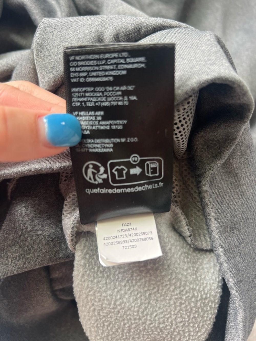 The North Face Horizon Men's Hooded Pullover in Charcoal | Size L - Picture 14 of 14